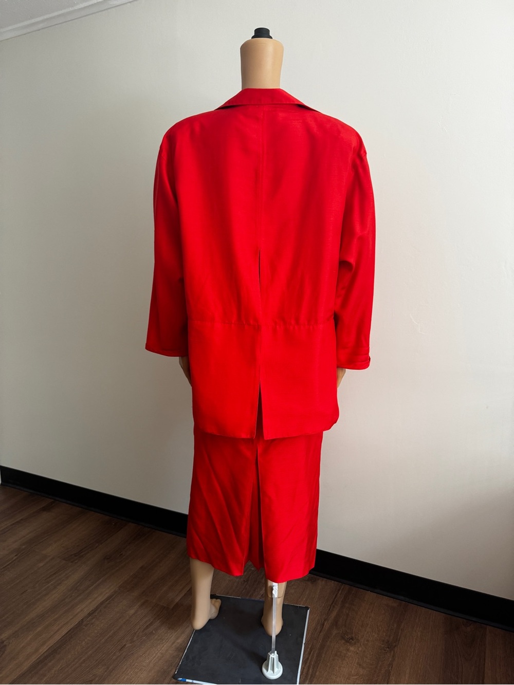 Vintage 80s Gianfranco Ferre Documented Runway Raw Silk Dress With Bow - Picture 6 of 10